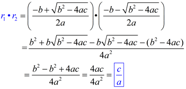 roots sum equation quadratic nature quadratics equal mathbitsnotebook algebra2 second
